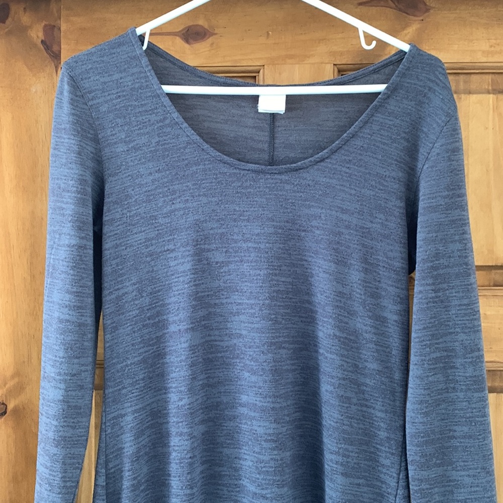 Lole long sleeve marled grey maxi dress size Small - Picture 3 of 5